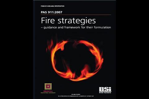 Fire strategies - guidance and framework for their formulation